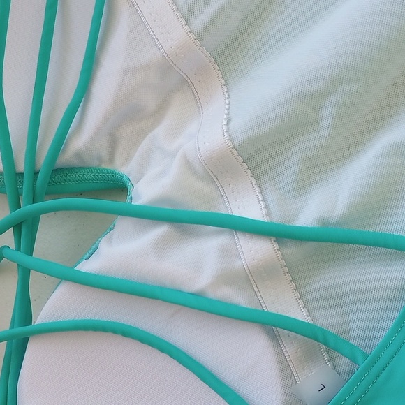 One-piece swimsuit with cross back. - Picture 8 of 17